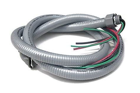 electrical whip box|Sealproof Power Whip Assembly, 3/4.